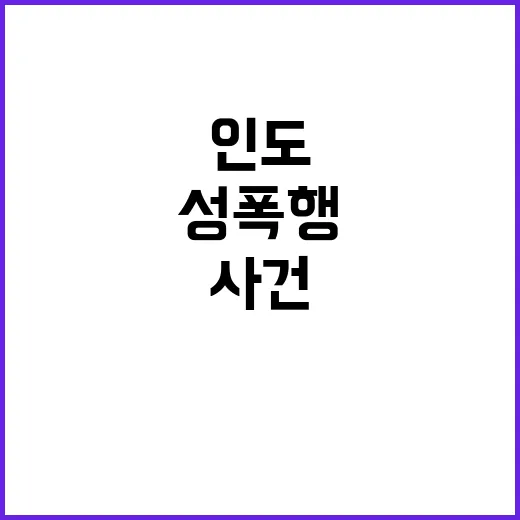 성폭행 사건 인도 …