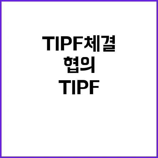 TIPF 체결 산업…