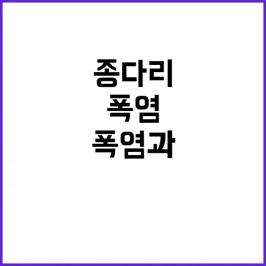 종다리 폭염과 열대야의 뜨거운 수증기!