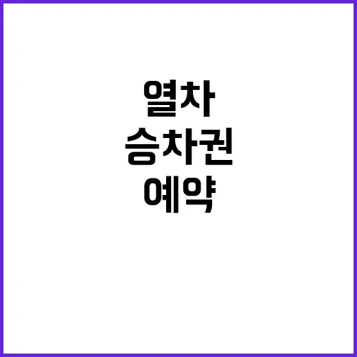 교통약자 열차 승차…