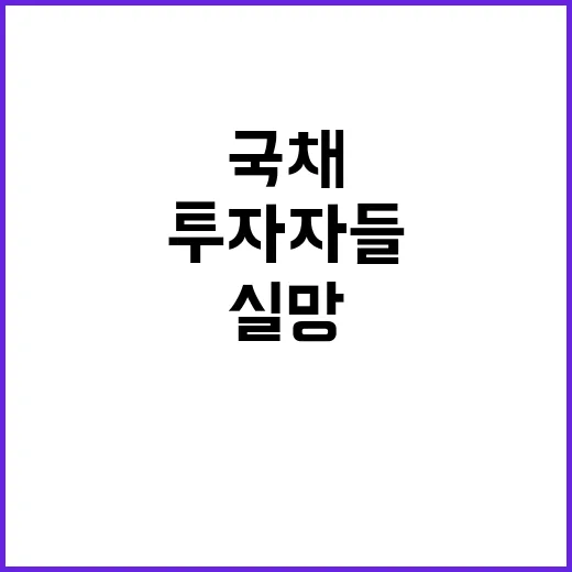 국채 발행 개인투자…