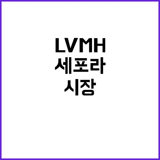 LVMH 세포라 중…