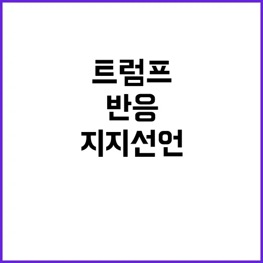 케네디 트럼프 지지…