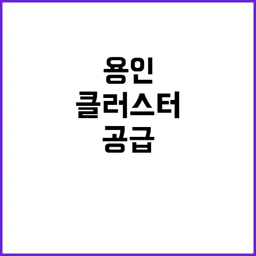 전력망 지연 용인 반도체클러스터 공급 문제 발생!