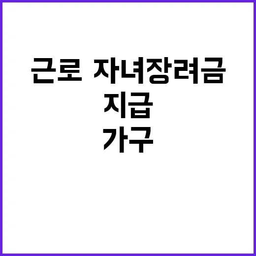 근로·자녀장려금 올해 299만 가구에 지급된다!