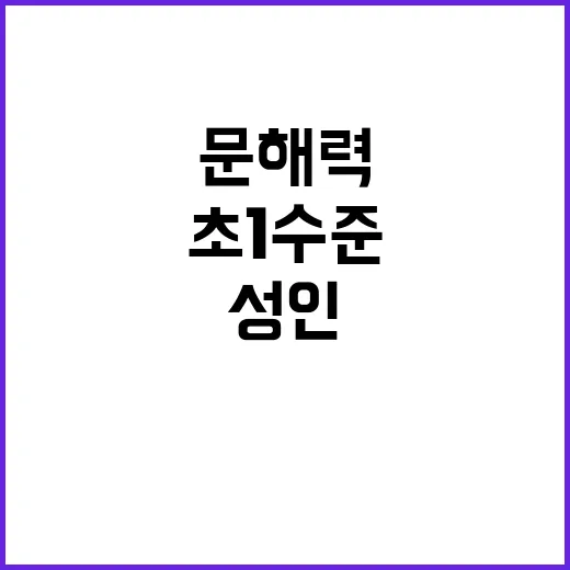 문해력 성인 146…