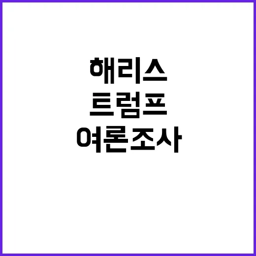 여론조사 해리스 트…