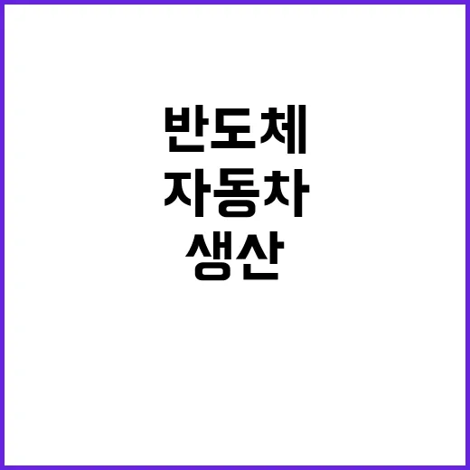 산업생산 감소…반도…