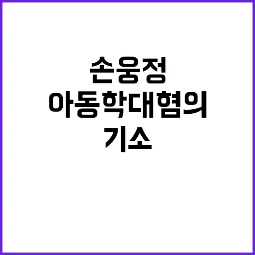 아동학대 혐의 손웅정 등 3명 기소 소식!