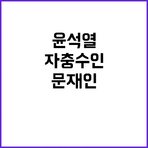 문재인 수사 윤석열…