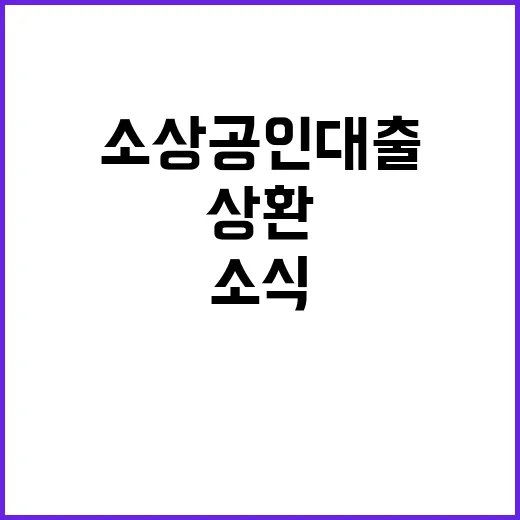 소상공인 대출, 상…