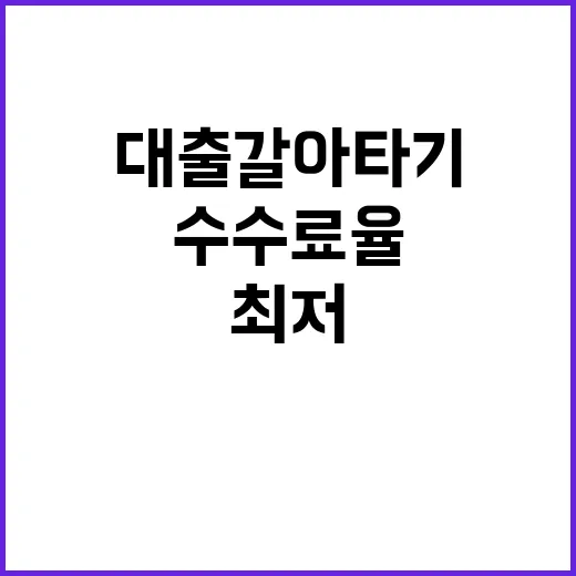 대출 갈아타기, 최…