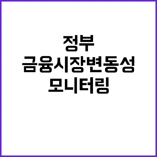 금융시장 변동성, …