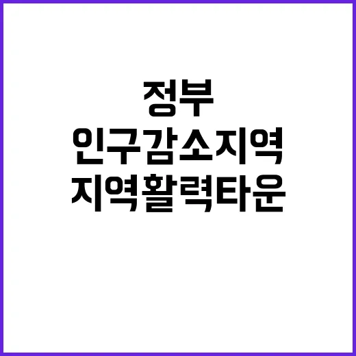 인구감소지역 정부 …