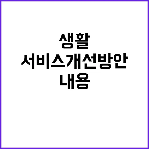 ‘생활편의 서비스 …