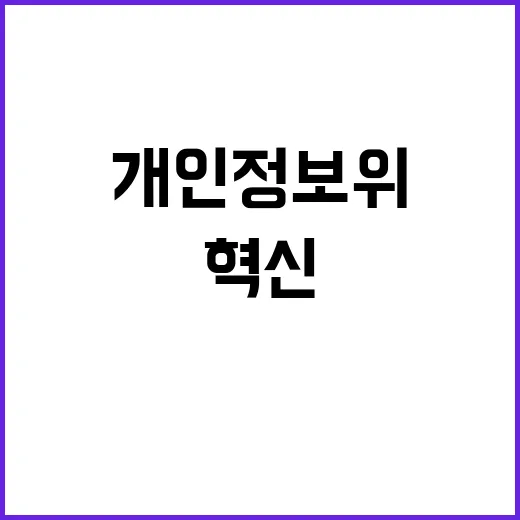 AI 혁신 개인정보…