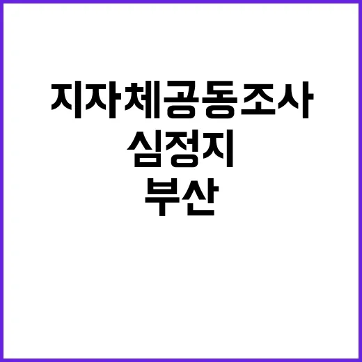 부산 심정지 환자 진실은 지자체 공동조사!