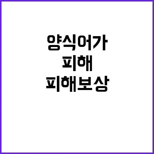 양식어가 피해보상 …