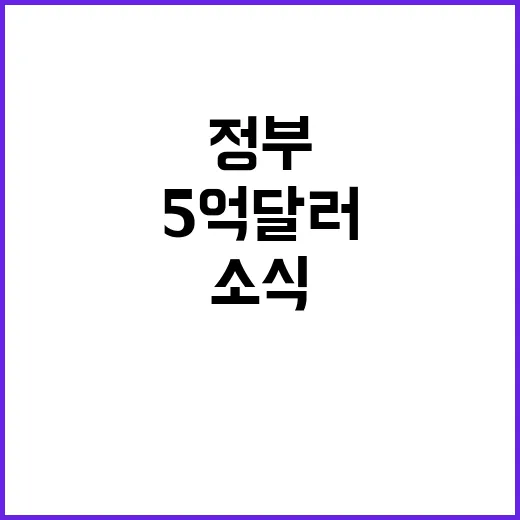 라오스 5억 달러 …