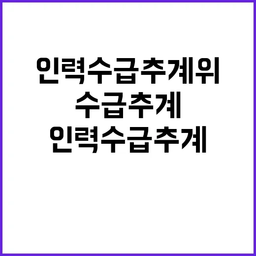 정부 의료계 인력수…