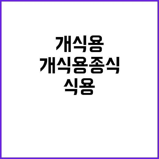 식약처 개식용종식 …