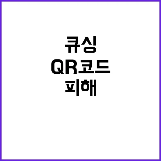 QR코드 큐싱 피해…