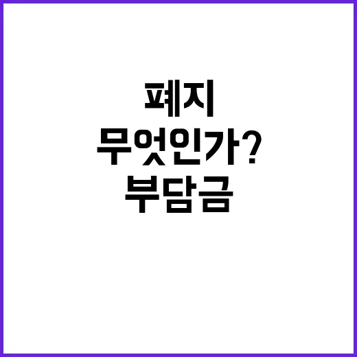 부담금 폐지 기재부…