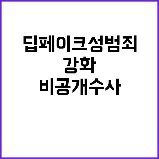 딥페이크 성범죄 처…