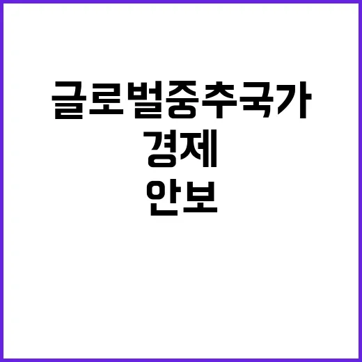 글로벌 중추국가 안…