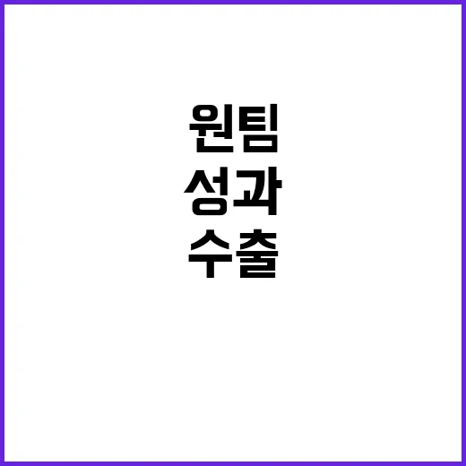 수출 대폭 증가! …