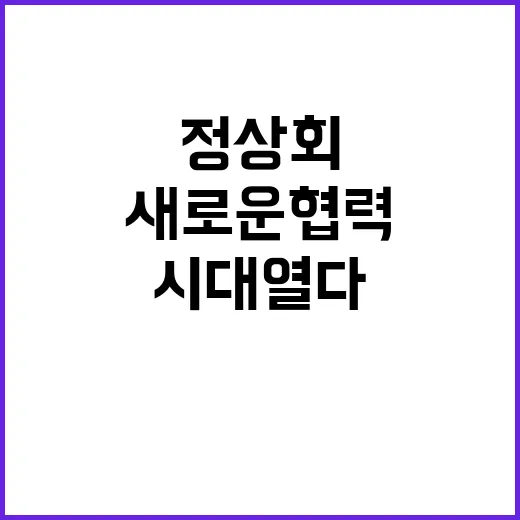 한페루 정상회담 새…