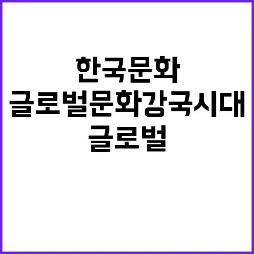 한국문화 글로벌 문…