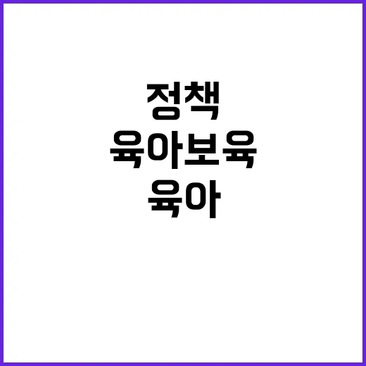 육아보육 정책 국민의 선택은 무엇인가?