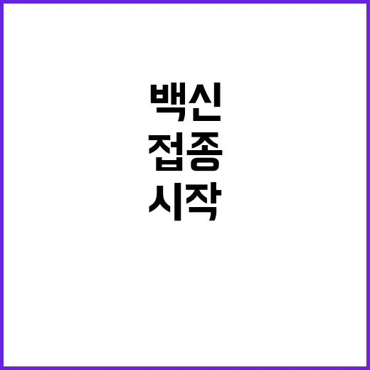 백신 65세 이상 …