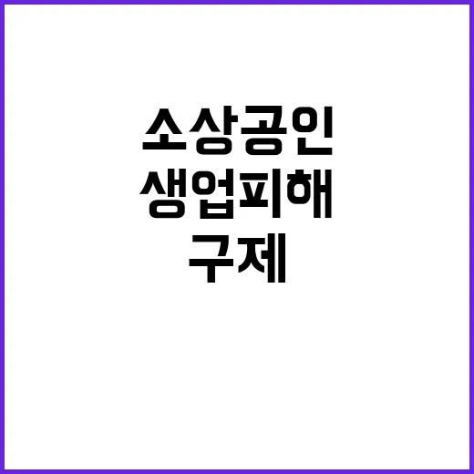 소상공인 생업 피해 정부의 구제 정책 폭발적 관심!