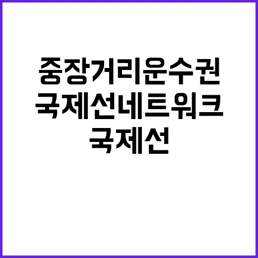 중장거리 운수권 국…