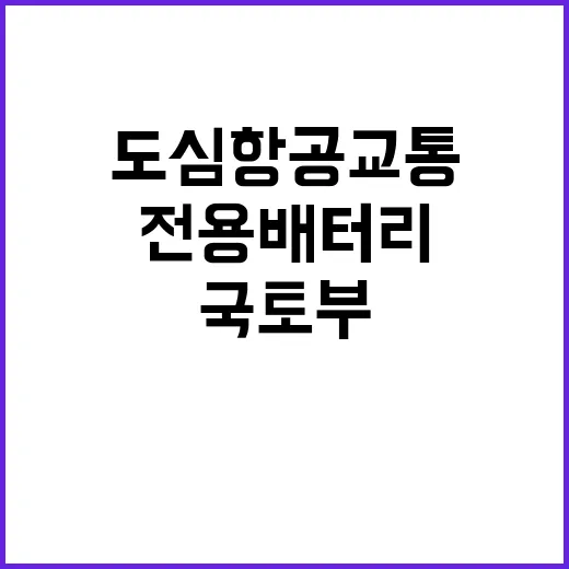 도심항공교통 전용 …