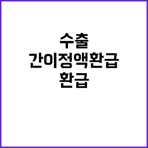 수출 중기 혜택 확대 32개 간이정액환급!