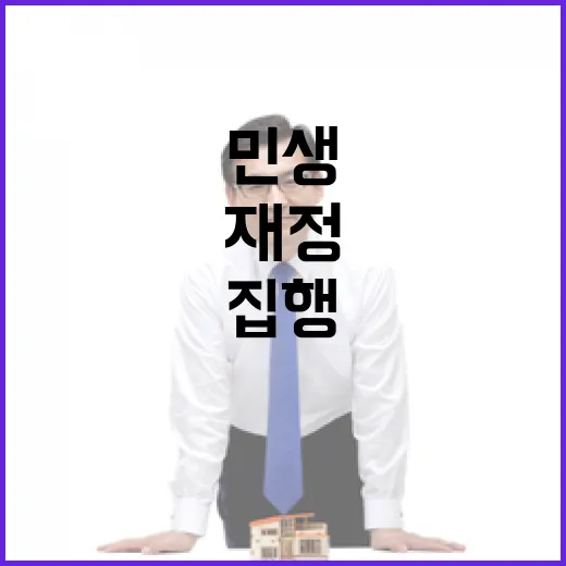 정부 민생 정책 지원 위해 재정 조기 집행!