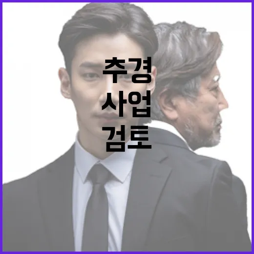 추경사업 기재부의 현재 검토 없음 공개!