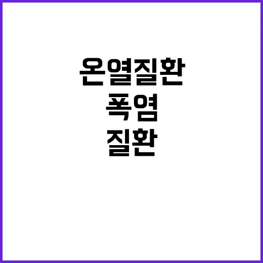 폭염, 무주군 온열질환 대처 모습 공개!