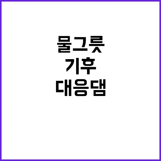 기후대응댐, 전국 14곳에 물그릇 늘리기!