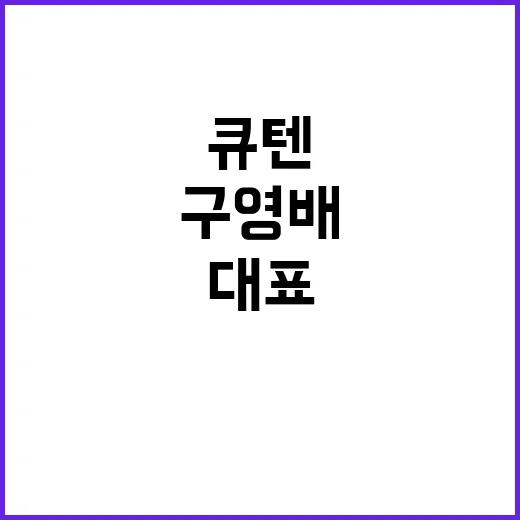 구영배 큐텐 대표,…