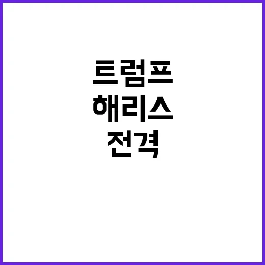 트럼프, 해리스 흑…