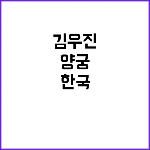 한국 양궁, 김우진의 승리 비결은 믿음!