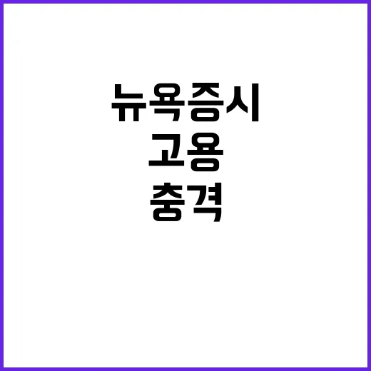 뉴욕증시, 고용 충…