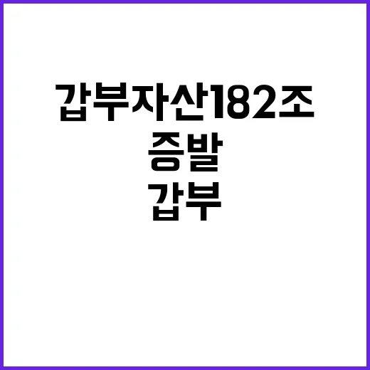 갑부 자산 182조…