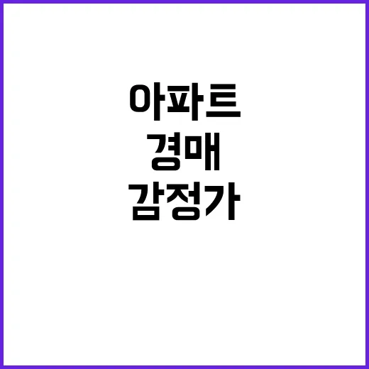 경매 아파트, 감정가 초과 낙찰 이유는 무엇?