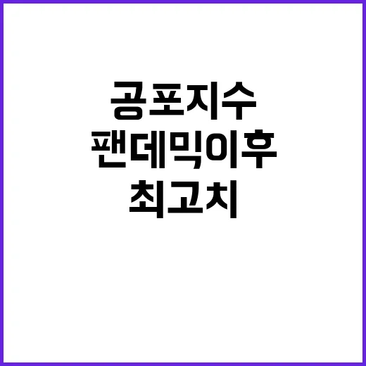 월가 공포지수, 팬…