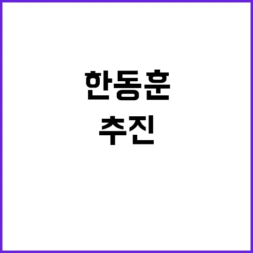 친한체제, 한동훈의…